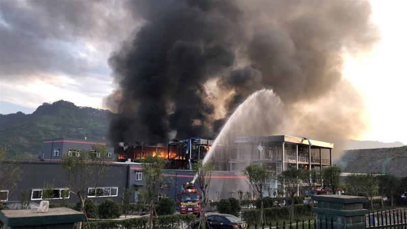 انفجار مرگبار در یک مرکز صنعتی در چین