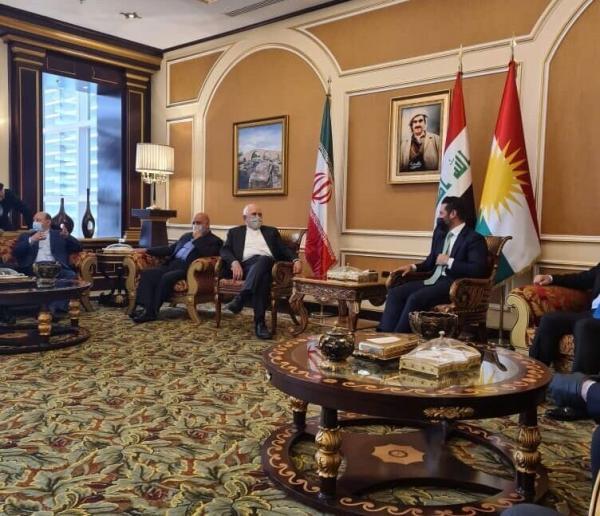 استقبال مقامات اقلیم کردستان عراق از ظریف در اربیل